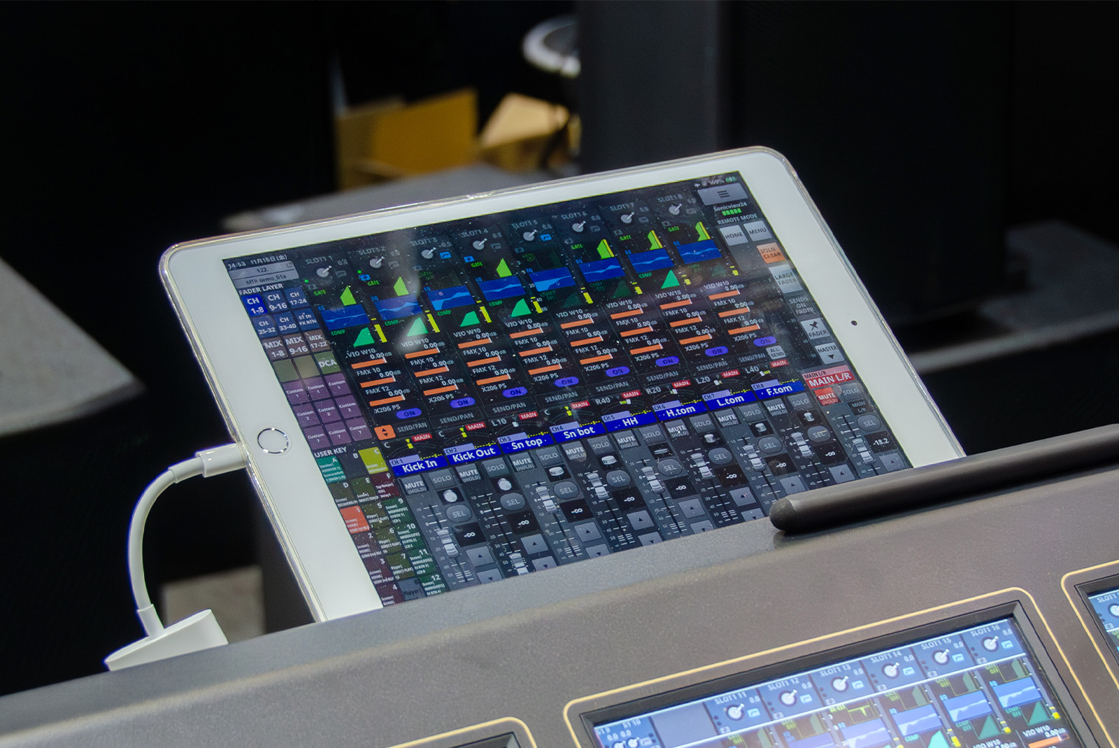iPadアプリTASCAM Sonicviewコントロールによるリモート操作に対応